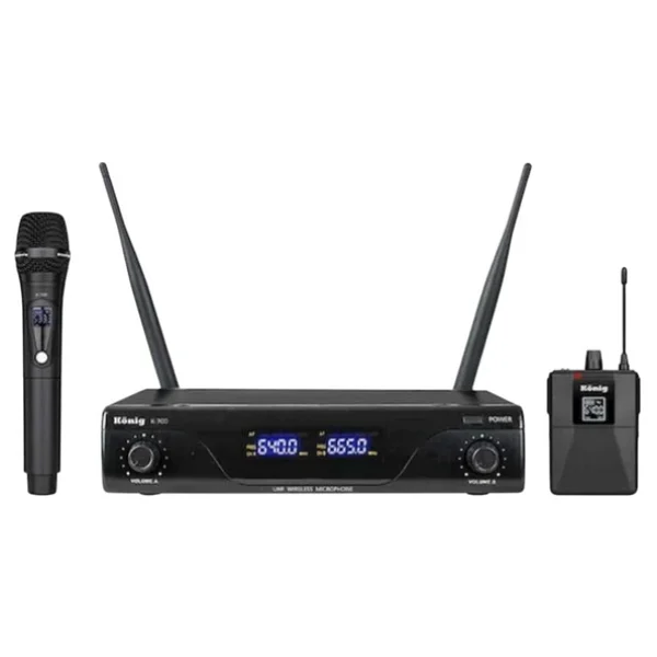 König K-700 UHF Kablosuz El ve Yaka Mikrofonu - Görsel 4