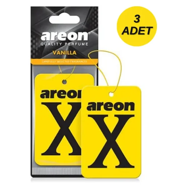 Areon X Vanilla 3'Lü Oto Araç Kokusu - Görsel 2