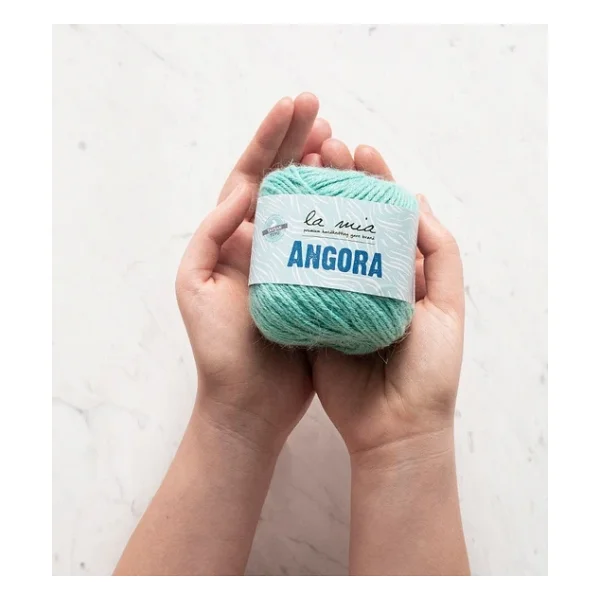 La Mia Angora 50Gr Kahverengi El Örgü İpi - L133 - 33808 - Görsel 3