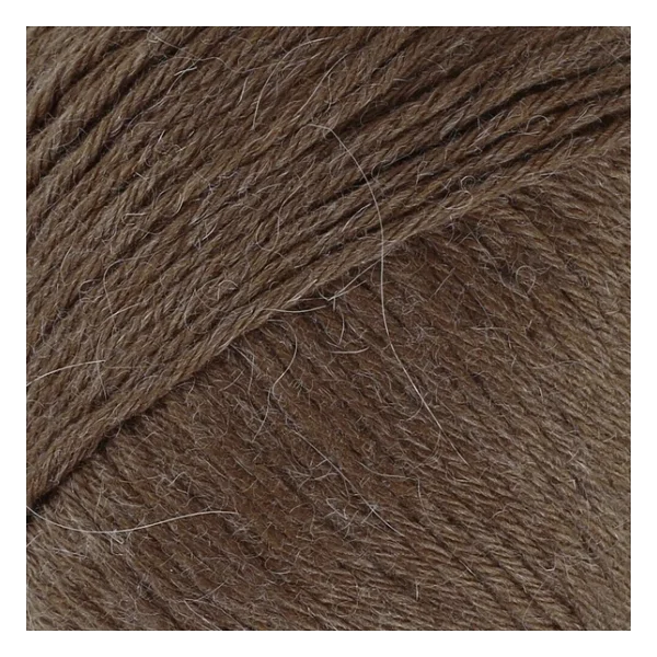 La Mia Angora 50Gr Kahverengi El Örgü İpi - L133 - 33808 - Görsel 2