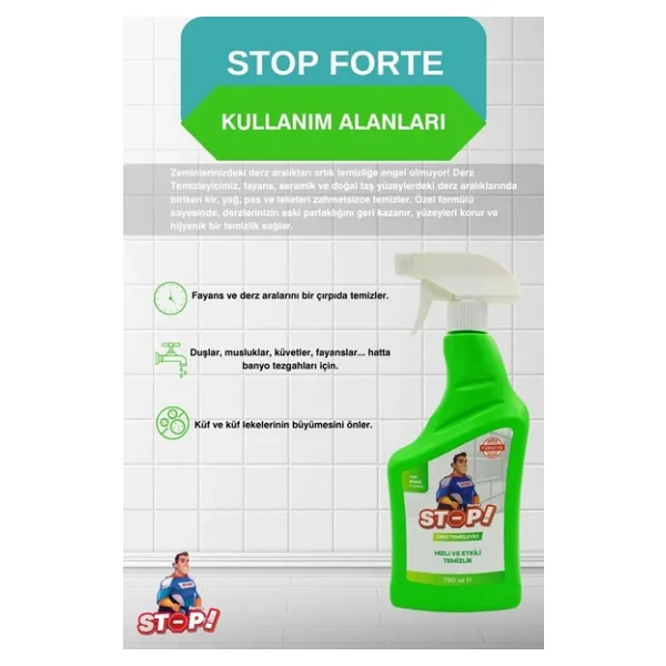 STOP Forte 3'lü Derz Temizleyici - Görsel 4