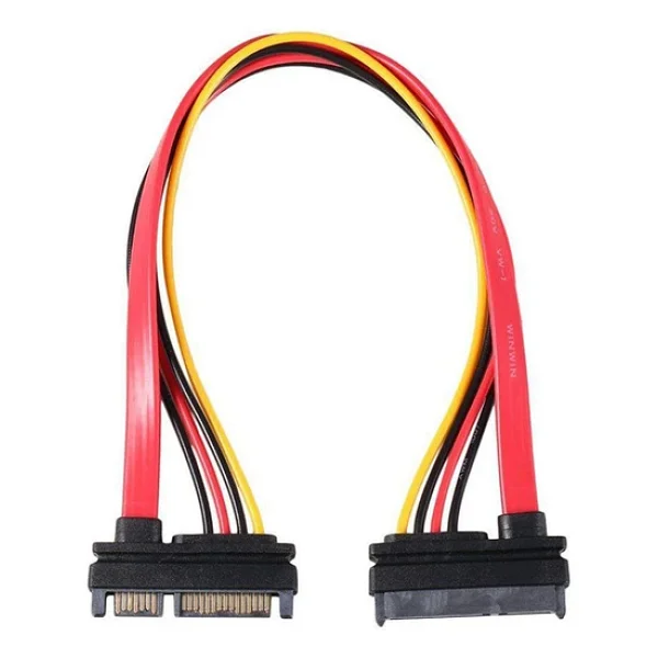 7+15 22 Pin Sata Data Power Uzatma Kablosu - 50Cm - Görsel 4