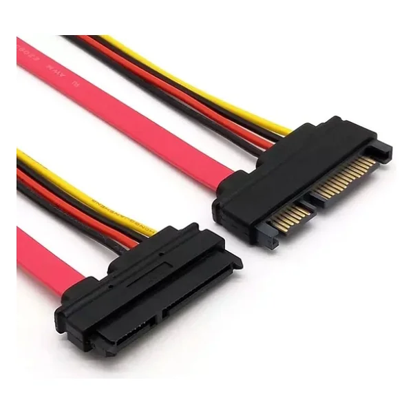 7+15 22 Pin Sata Data Power Uzatma Kablosu - 50Cm - Görsel 5