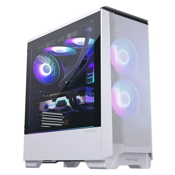 Phanteks Eclipse P360A 2 Fanlı Beyaz ATX Oyuncu Kasası - Görsel 2
