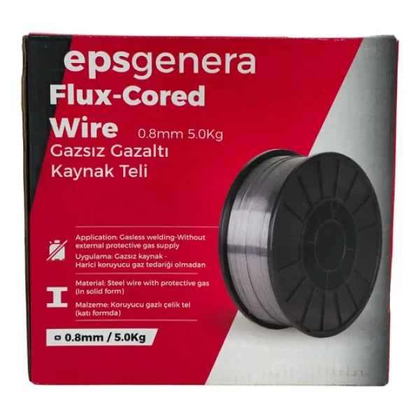 Eps Genera Epsk508 0.8Mm/5Kg Flux Gazsız Gazaltı Kaynak Teli - Görsel 8