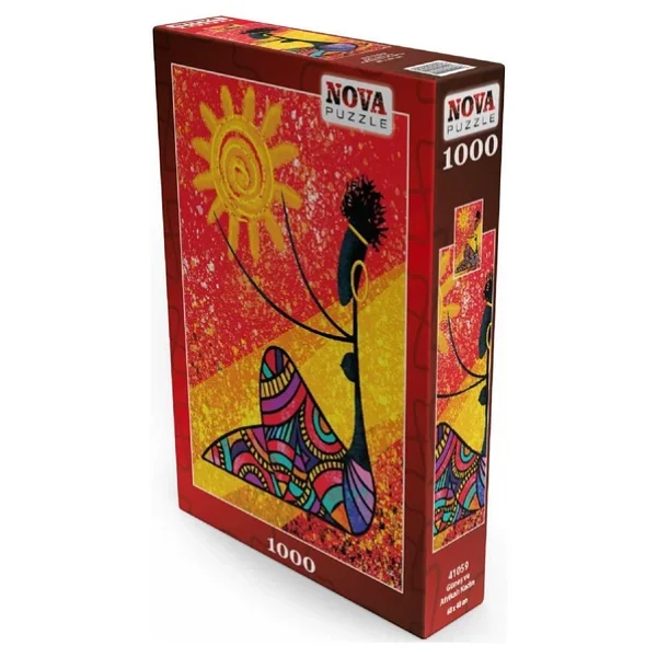 Nova Güneş Ve Afrikalı Kadın 1000 Parça Puzzle 41059 - Görsel 4