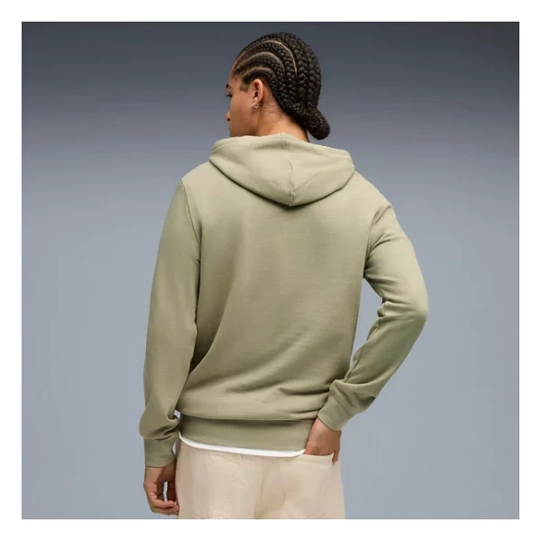 Puma Essentials Elevated 684728-82 Kapüşonlu Yeşil Erkek Sweatshirt - Görsel 4