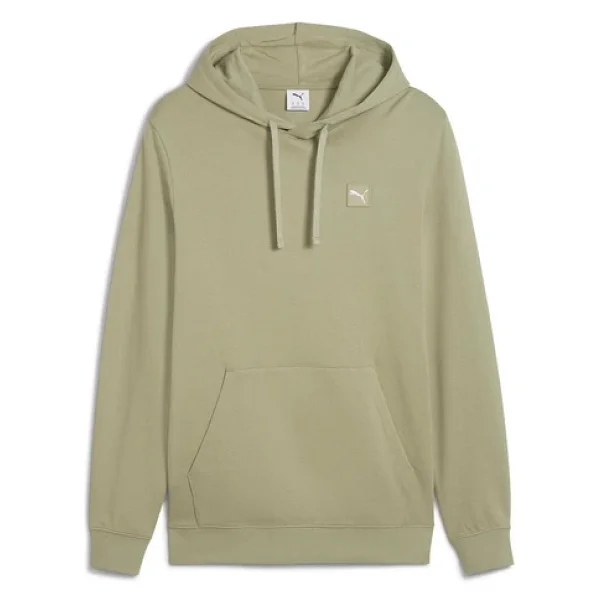 Puma Essentials Elevated 684728-82 Kapüşonlu Yeşil Erkek Sweatshirt - Görsel 2