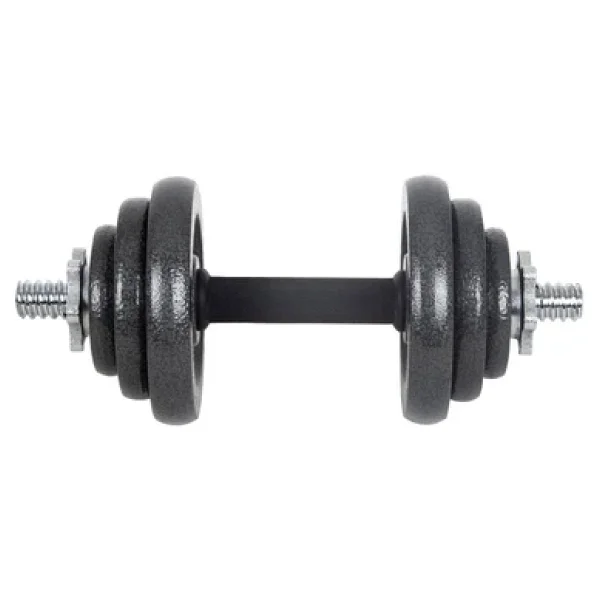 Hepitop Çantalı Döküm Plaka Dambıl Seti 20 Kg Krom Dumbbell Set - Görsel 4