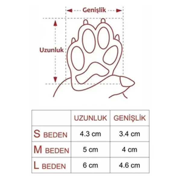 Kedi ve Köpekler İçin Pati Ayakkabısı, Silikon Kaymaz Taban Cırt Cırtlı Pati Ayakkabısı - Görsel 4