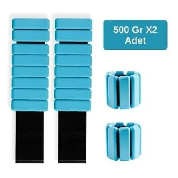 JOINFIT Pro El ve Ayak Bilek Ağırlığı 500 gr X 2 Adet - Görsel 2