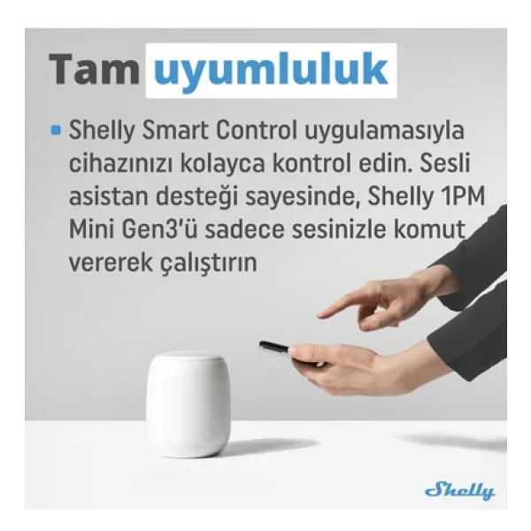 Shelly Plus 1PM Mini Gen 3 Wi-Fi Akıllı Röle - Görsel 10