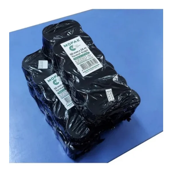 Mopak 56X16 Termal Yazarkasa Pos Rulosu 5 Paket 50 Adet Rulo - Görsel 2