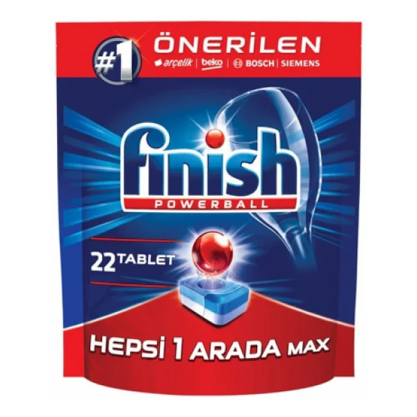 Finish Hepsi Bir Arada Bulaşık Makinesi Tableti 22'li - Görsel 5