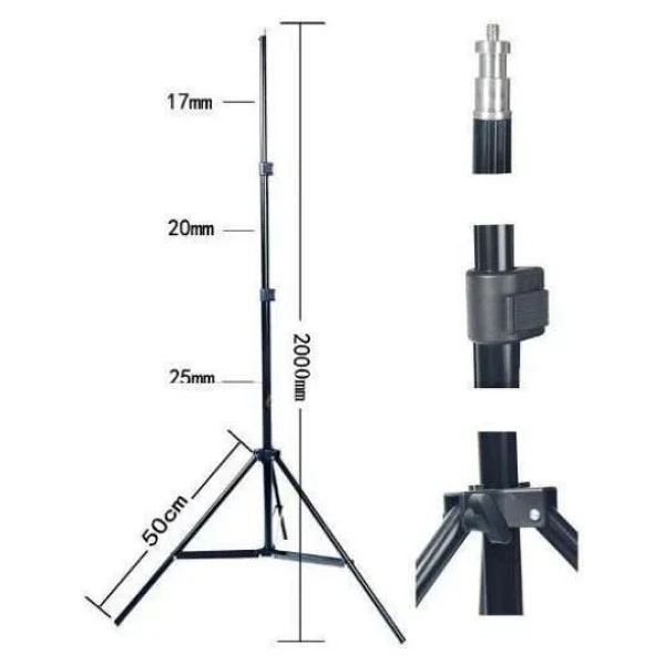 Weifeng WF-803 200 cm Çantalı Işık Ayağı - Görsel 7