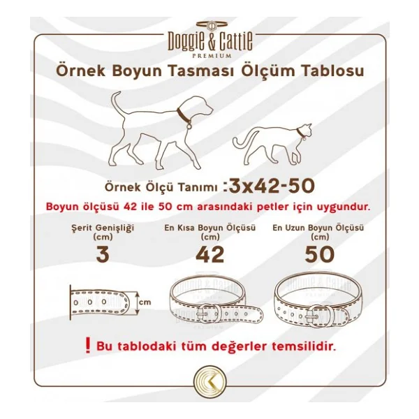 Doggie Comfort Deri Kemik Desenli 4x52-60 cm Mavi Köpek Boyun Tasması - Görsel 8
