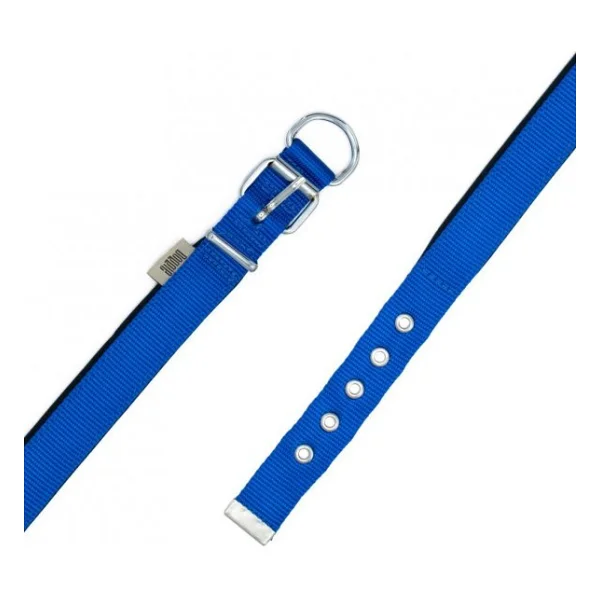 Doggie Konfor Dokuma 2.5x37-45 cm Köpek Boyun Tasması - Mavi - Görsel 5