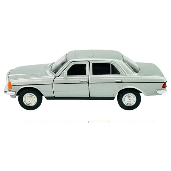 Oyuncak Metal Model Araba 1/36 Çek Bırak Gri Mercedes W123 - Görsel 9