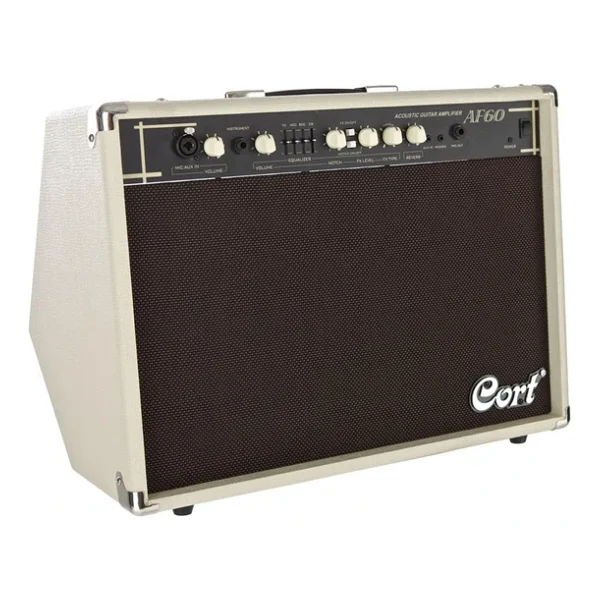 Cort Endonezya Cort AF60 Akustik Gitar ve Enstrüman Amfisi (Orta/profesyonel Seviye) 60 Watt Güç, Çift Kanal Girişi, Dahili Reverb/chorus Efektleri ve Çelik Izgara - Görsel 5