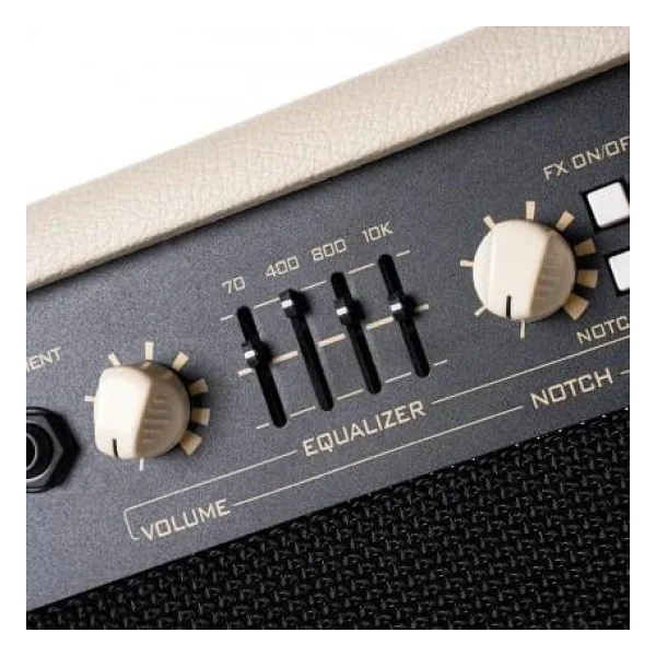 Cort Endonezya Cort AF60 Akustik Gitar ve Enstrüman Amfisi (Orta/profesyonel Seviye) 60 Watt Güç, Çift Kanal Girişi, Dahili Reverb/chorus Efektleri ve Çelik Izgara - Görsel 6