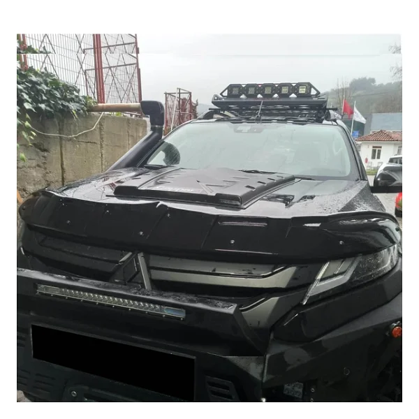Mitsubishi L200 2019- Yılı Ve Sonrası Uyumlu Yarasa Kaput Rüzgarlığı - Görsel 8