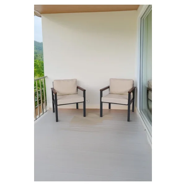 NEOKAS Balkon Mobilyası, Metal Oturma Grubu, Balkon Seti, Kafe Koltuğu, Teras Takımı, 2 Tekli Koltuk - Görsel 2