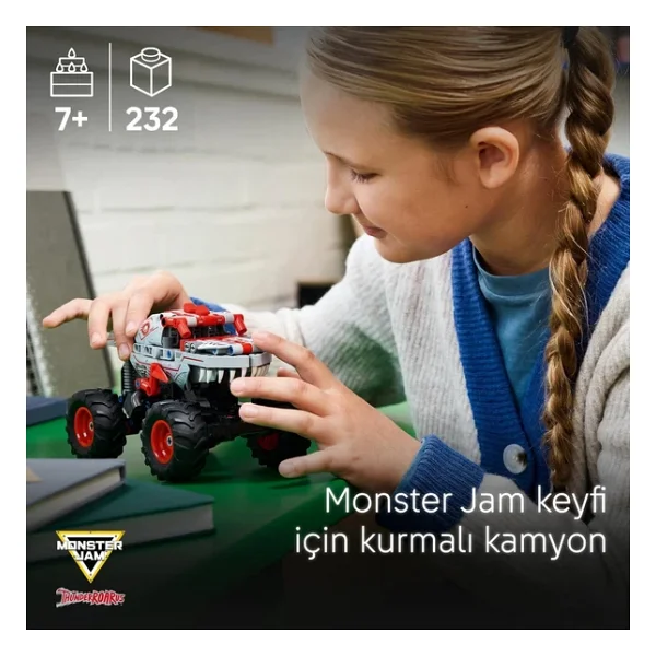 Lego 42200 Technic Monster Jam ThunderROARus Çek-Bırak - Görsel 9