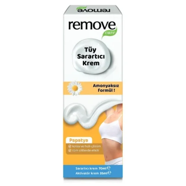 remove Tüy Sarartıcı Krem Amonyaksız Formül 70+35 ml - Görsel 2