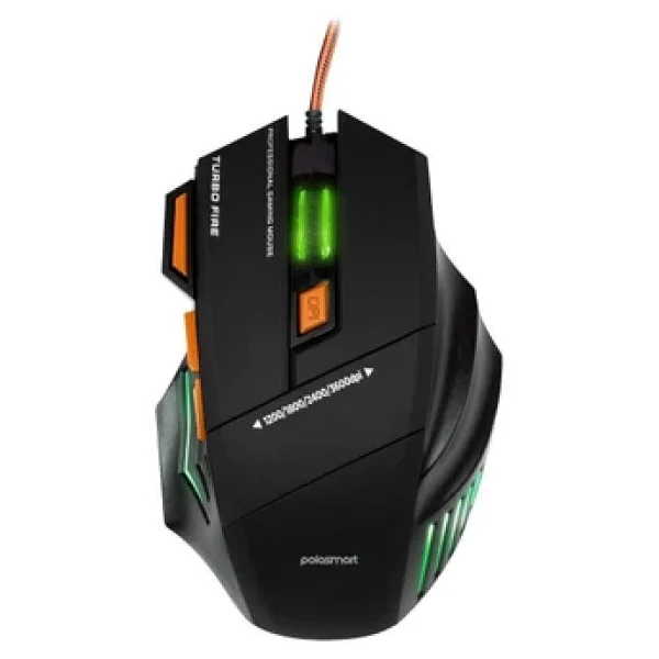PoloSmart PGS301 RGB Ergonomik Optik Kablolu Oyuncu Mouse - Görsel 6