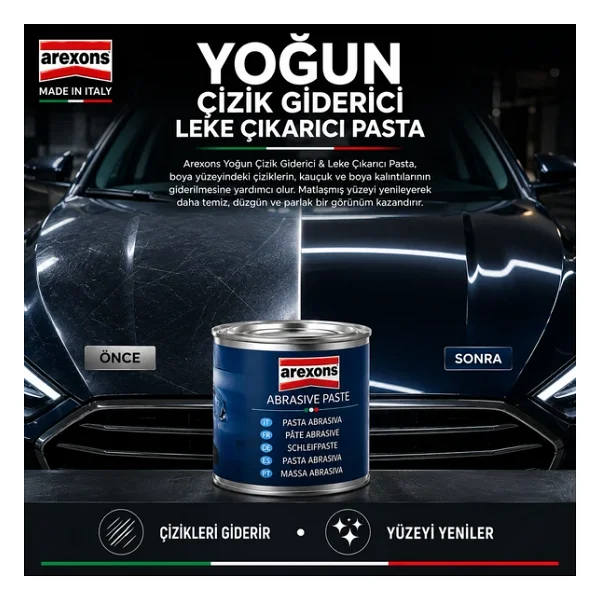 Arexons Yoğun Çizik Giderici Pasta Leke Çıkarıcı-150 Ml. - Görsel 5