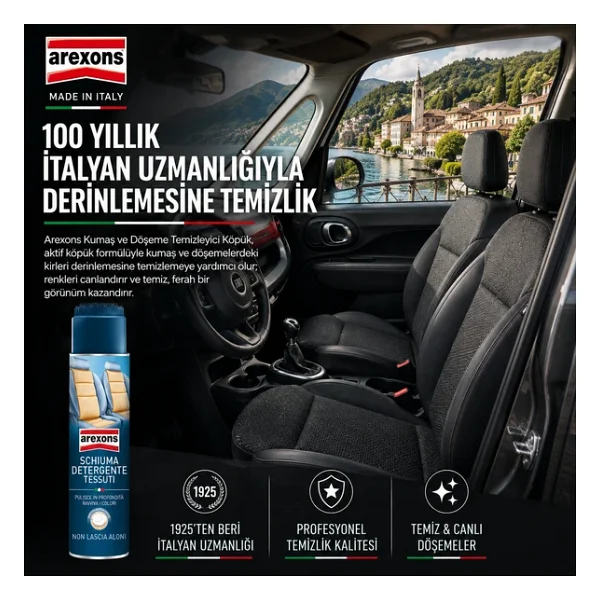 Arexons Kumaş Ve Döşeme Temizleyici Köpük 400 ml - Görsel 7