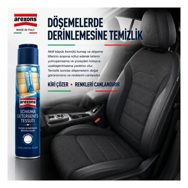 Arexons Kumaş Ve Döşeme Temizleyici Köpük 400 ml - Görsel 5