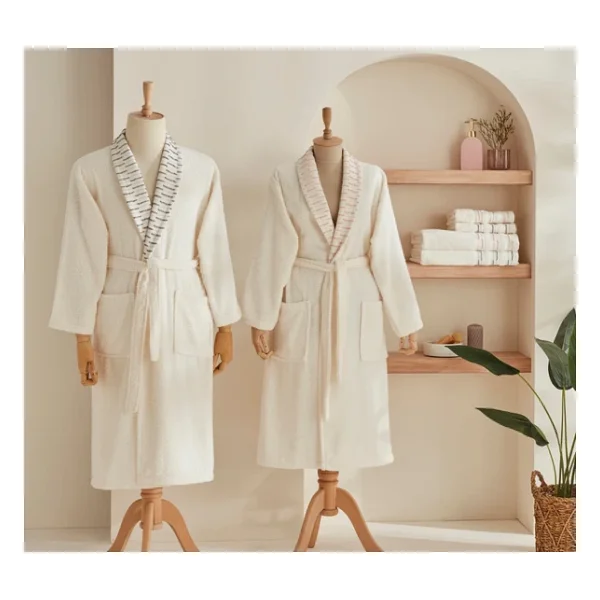 Karaca Home Dena Aile Banyo Seti Off White - Görsel 5