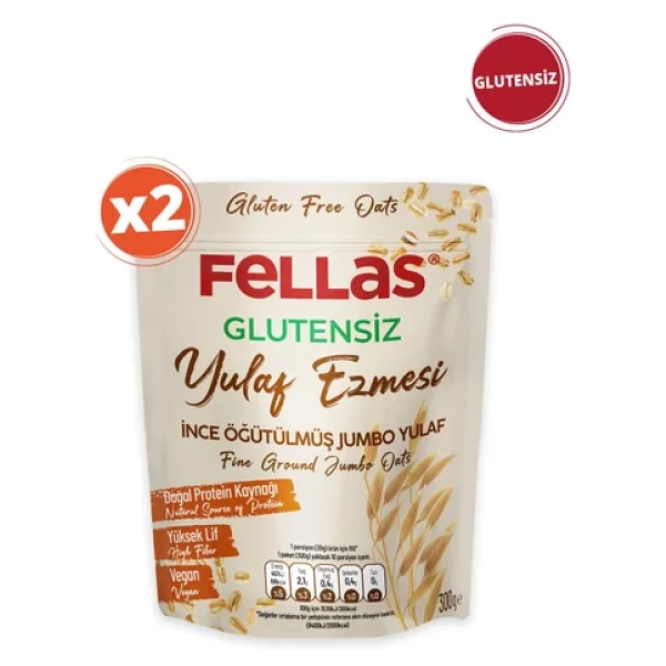 Fellas Glutensiz Yulaf Ezmesi 300 gr 2'li - Görsel 2