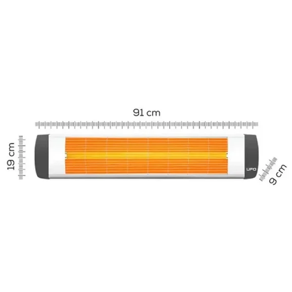 Ufo City CT-23 2300 W Termostatlı Infrared Isıtıcı - Görsel 8