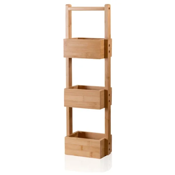 The Mia Bambu 65x20x13 cm 3 Katlı Raf - Görsel 6