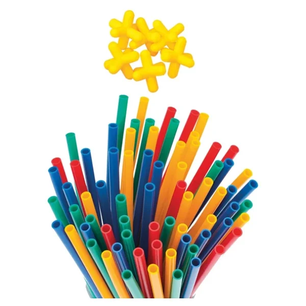 Süper Bambu Çubuklar (200 Parça) - Lego Setleri - Borular Lego - Plastik Çubuklar - Görsel 10