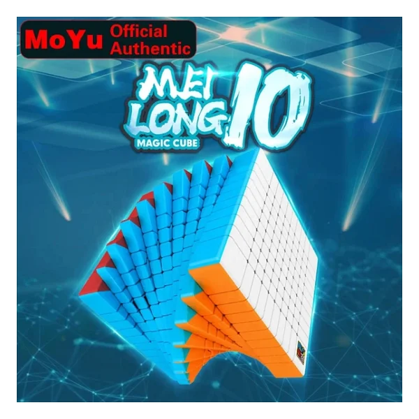 Orijinal MoYu Meilong 10x10 Küp - Moyu Speed Cube - Moyu 10x10 Zeka Küpü - Zeka Küpü - Rubik Küp - Görsel 9