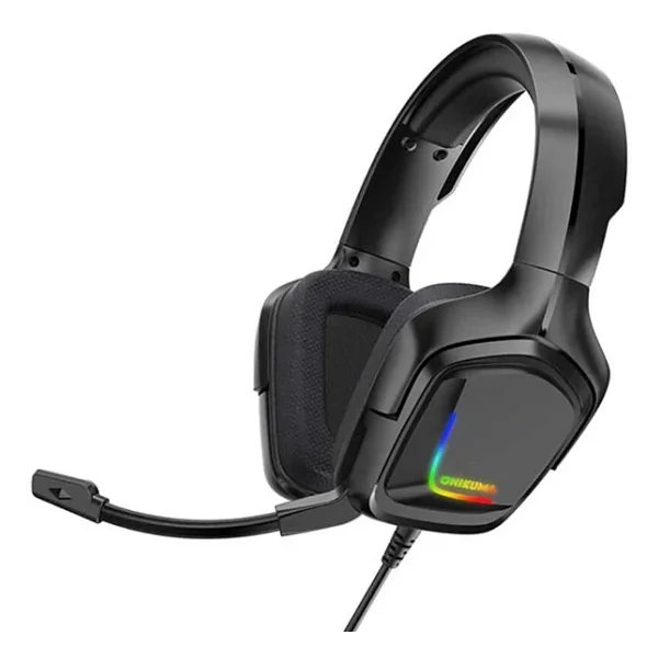 Onikuma K20 RGB USB Kablolu Kulak Üstü Oyuncu Kulaklığı - Görsel 3