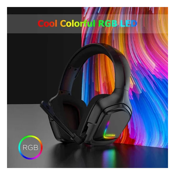 Onikuma K20 RGB USB Kablolu Kulak Üstü Oyuncu Kulaklığı - Görsel 4