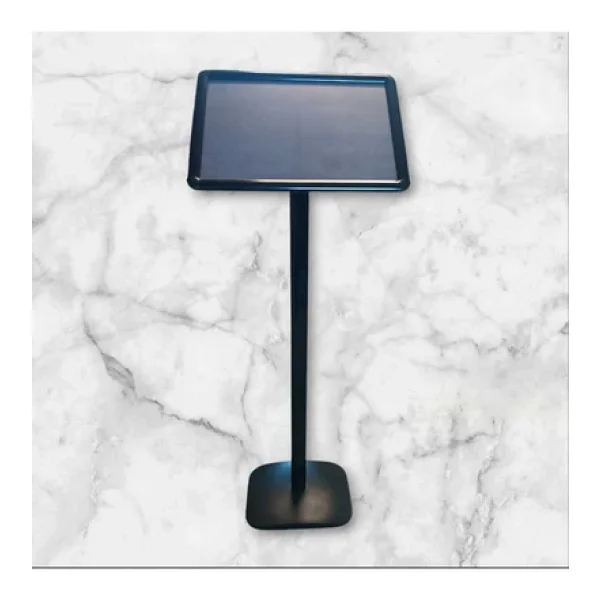DİSPLAY A4 siyah renk Ayaklı Alüminyum Yönlendirme Menü Panosu Yönlendirme 21x30x110cm - Görsel 3