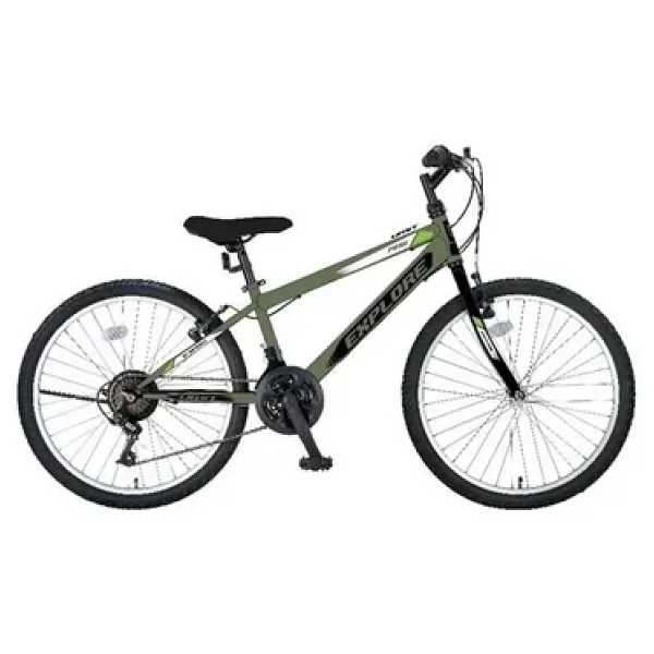 Ümit Explorer 2433 V Yeşil-Siyah 21 Vites 24 Jant Erkek Dağ Bisikleti - Görsel 4