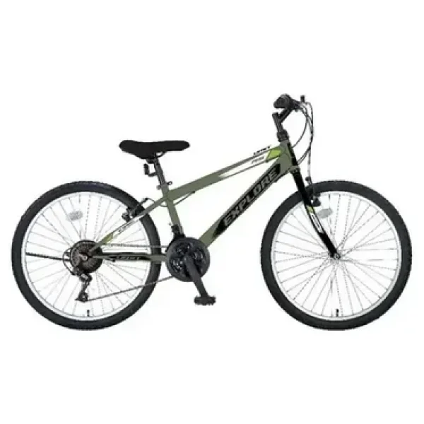 Ümit Explorer 2433 V Yeşil-Siyah 21 Vites 24 Jant Erkek Dağ Bisikleti - Görsel 6