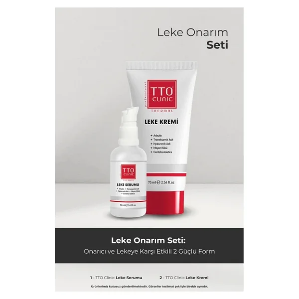 TTO Clinic Leke Kremi 75ML + Leke Serumu 50ML - Görsel 2