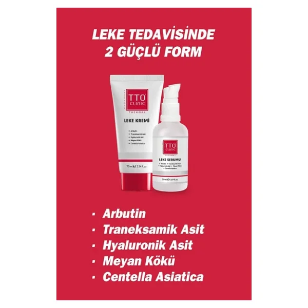 TTO Clinic Leke Kremi 75ML + Leke Serumu 50ML - Görsel 3