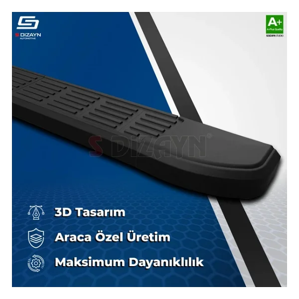 Seat Tarraco S-Line Siyah Yan Basamak 193 Cm 2018-2024 A+ Kalite - Görsel 5