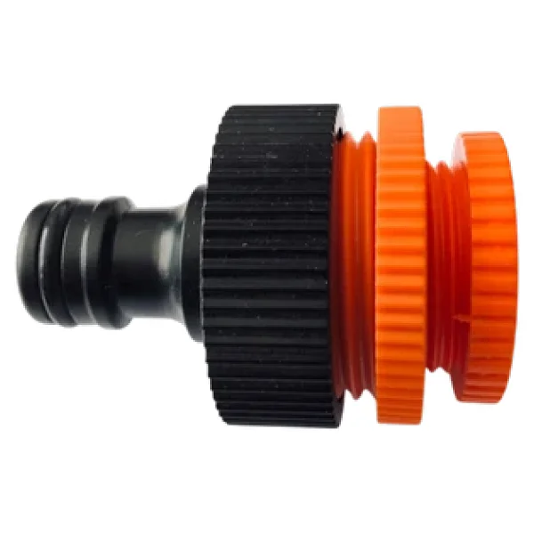 Adaptör 3 Farklı Ölçülü Hortum Bağlantı Aparatı Eki 1/2" - 3/4" - 1" Md306 Bahçe Hortum Ucu Plastik - Görsel 5