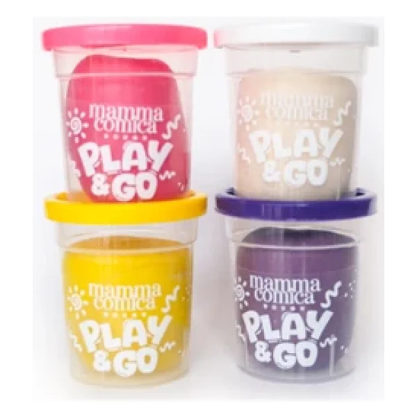 Play & Go 4 Lü Doğal Renkli Oyun Hamuru Seti (4 Renk X 65 Gr) - Görsel 3
