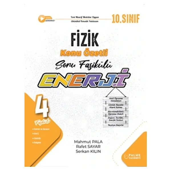 Palme Yayınevi 10. Sınıf Fizik Enerji Konu Özetli Soru Fasikülleri - Görsel 4
