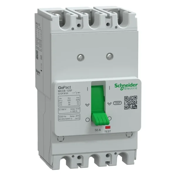 Schneider G12F3F50 3x50 A 30 kA Termik Manyetik Sabit Şalter - Görsel 4
